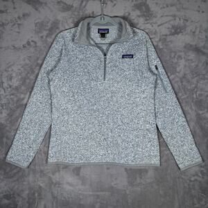 Patagonia Women’s Better Sweater 1/4 Zip Fleece Gray Heather Medium
